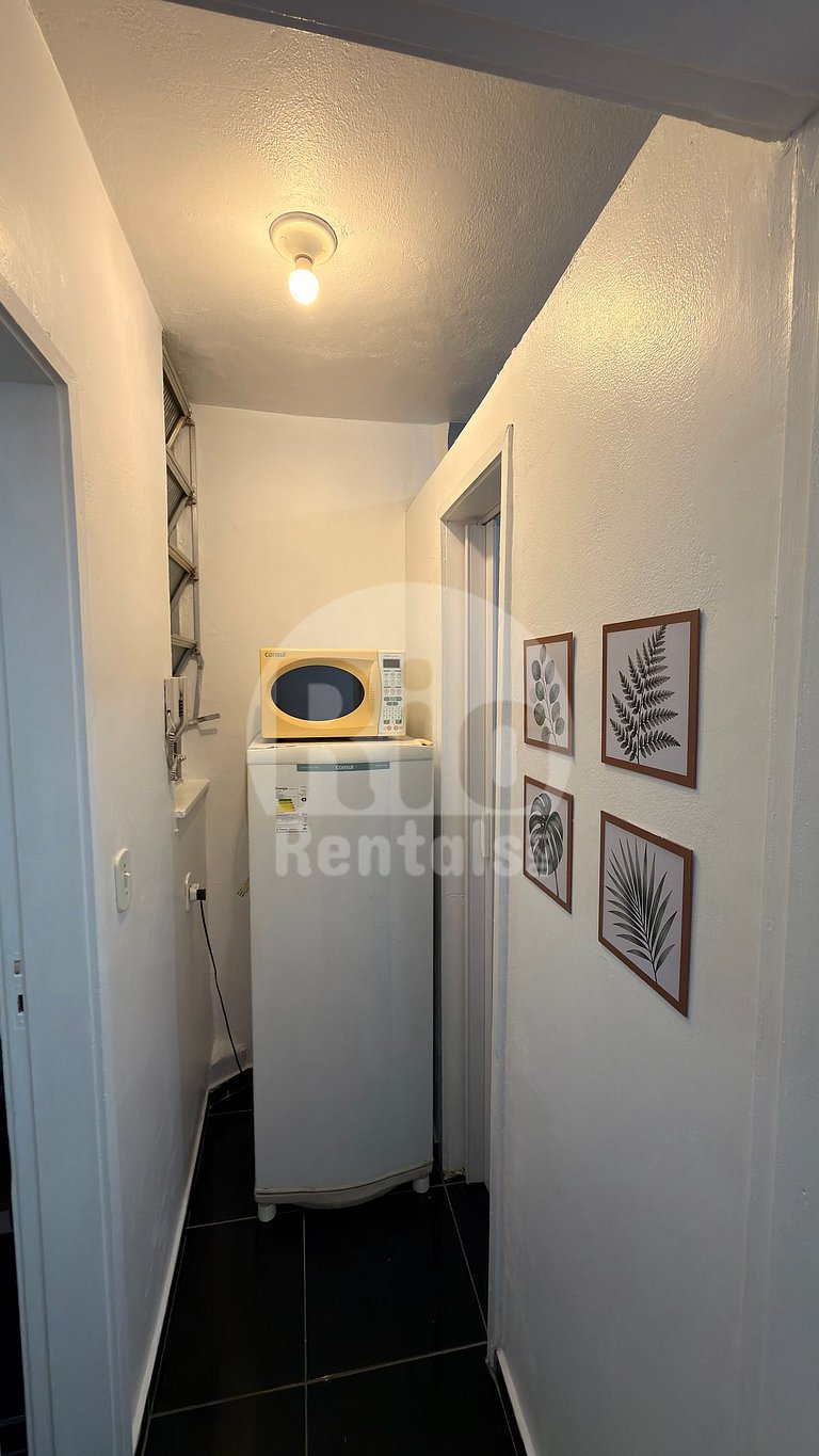 Studio com vista para praia de Copacabana - Rio Rentals 021