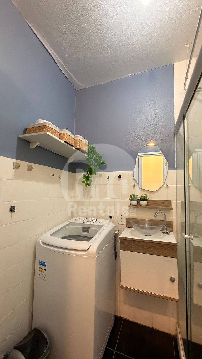 Estudio con vista a la playa de Copacabana - Alquileres Río