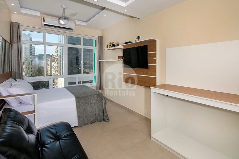 Apartamento para 4 personas con vistas al mar.