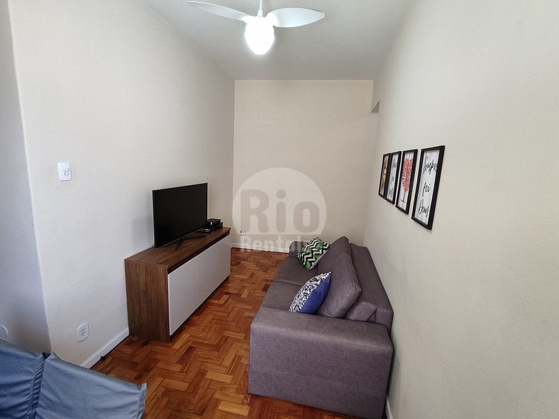 Rio Rentals 021 - U020 Lindo apartamento aconchegante em Cop